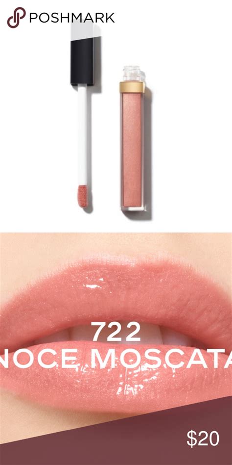 chanel lip gloss 722 noce moscata|chanel coco gloss 722.